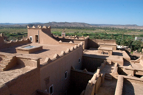 Photo of Ouarzazate from the top of Taourirt Kasbah
