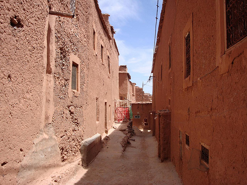 Photo of street in the old Medina of Tassoumaat in Ouarzazate