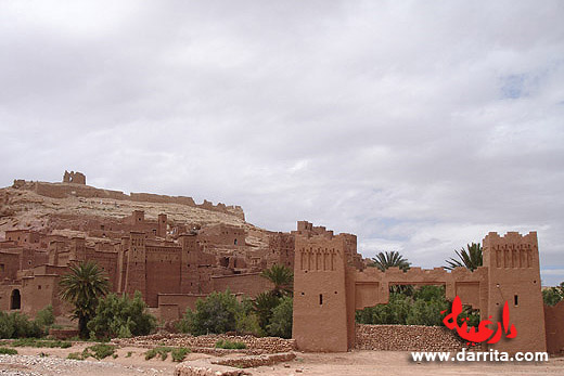 Sun set in Ait Benhaddou