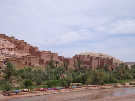 Ksar de Ait Benhaddou um local Património Mundial da Humanidade da UNESCO em Ouarzazate