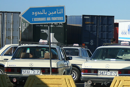 Driving in Morocco, Morocco car insurance border Tangier port