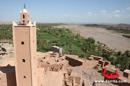 Photo of the view of Ouarzazate from Tifoultoute Kasbah