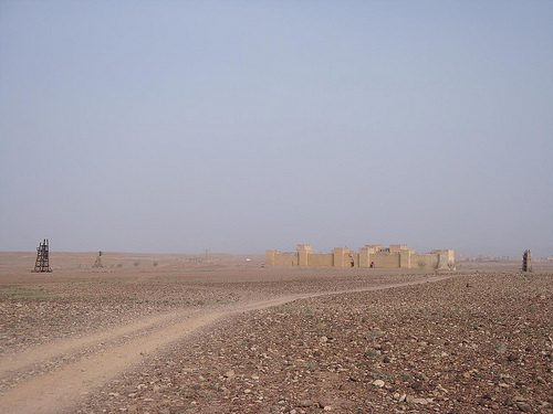 Foto do Cenário do filme Kingdom of Heaven em Ouarzazate Marrocos