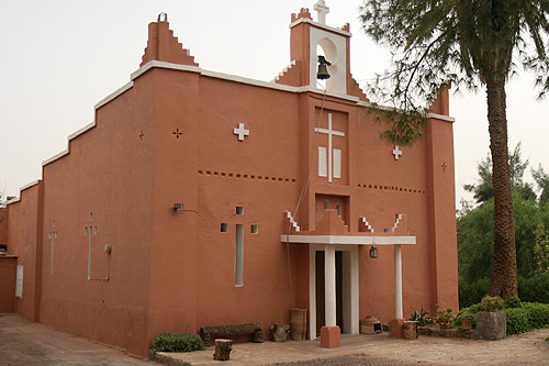 Foto da Igreja de Sta. Teresa em Ouarzazate Marrocos