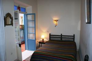 quarto Hotel Les Matins Bleus em Essaouira