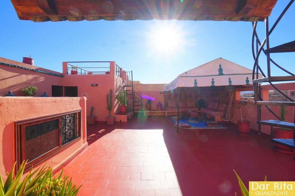 Terrace of Dar Rita - Hotel in Ouarzazate
