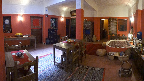 The ground floor of riad Dar Rita