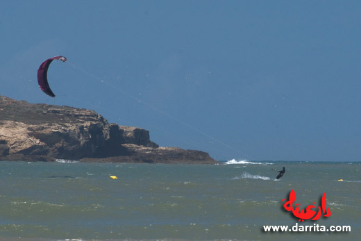 Kite Surfing em Essaouira em Marrocos