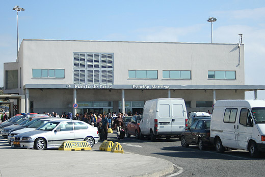 Autoridade Portuária em Tarifa, no sul de Espanha
