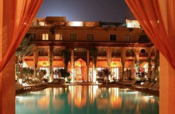 Restaurante Indiano Les Jardins de Bala em Marrakech Marrocos