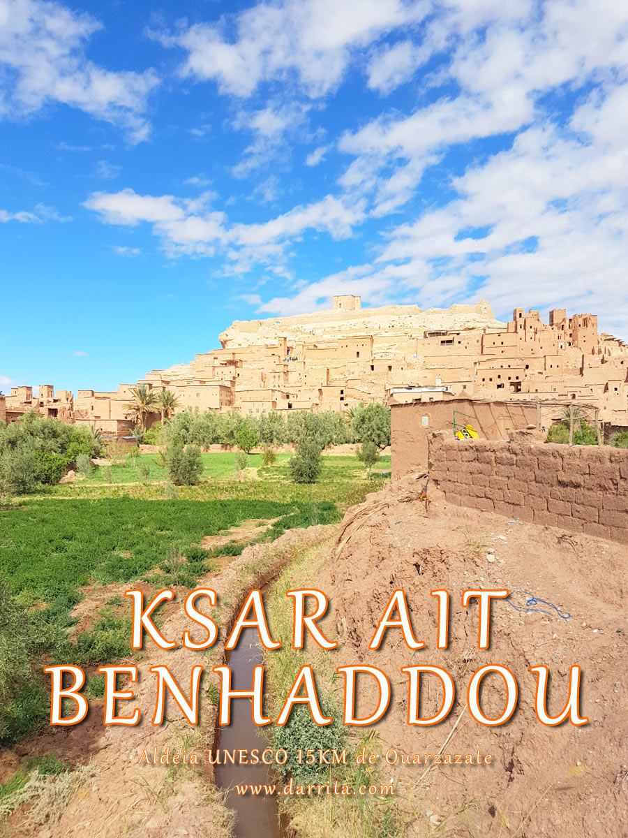 Ksar de Ait ben Haddou Aldeia UNESCO 15KM de Ouarzazate Marrocos