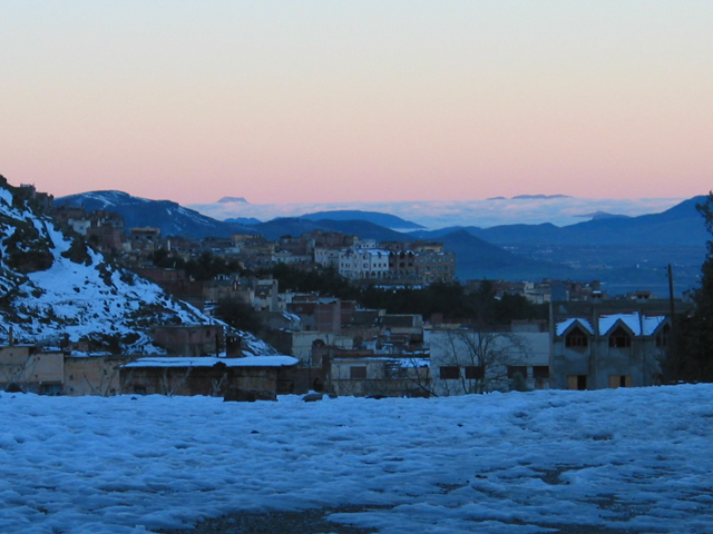 Azrou, Cidade nas Montanhas do Médio Atlas Marrocos