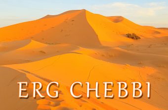 Dunas de Erg Chebbi, Deserto do Saara em Marrocos