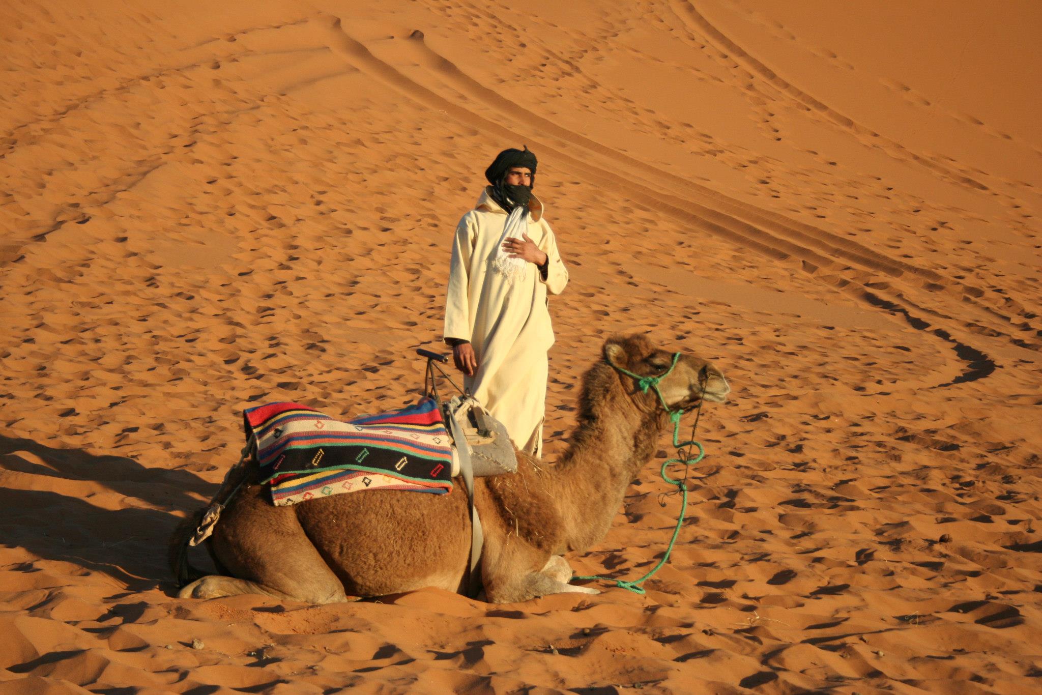 Dunas de Erg Chebbi, Deserto do Saara em Marrocos