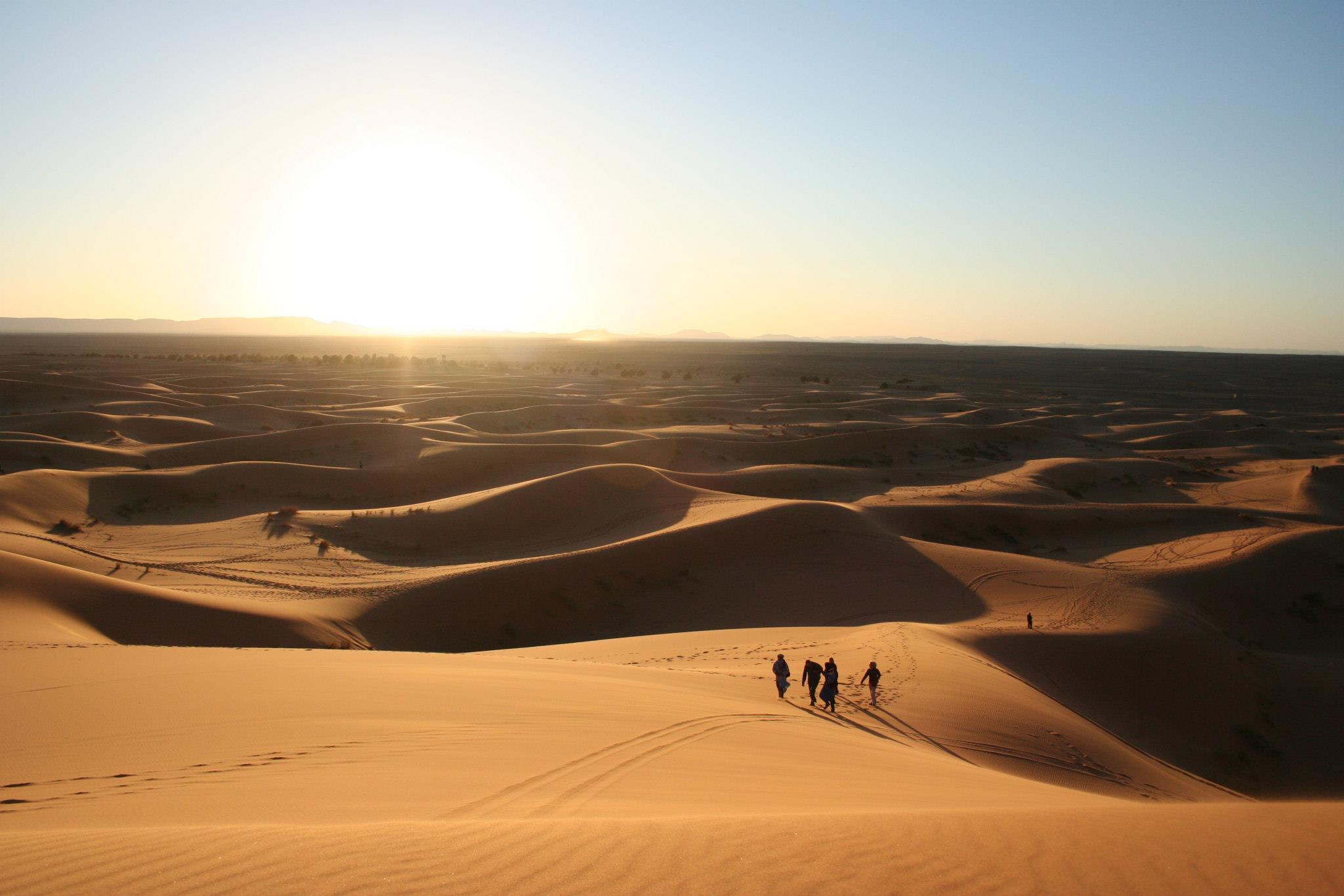 Dunas de Erg Chebbi, Deserto do Saara em Marrocos