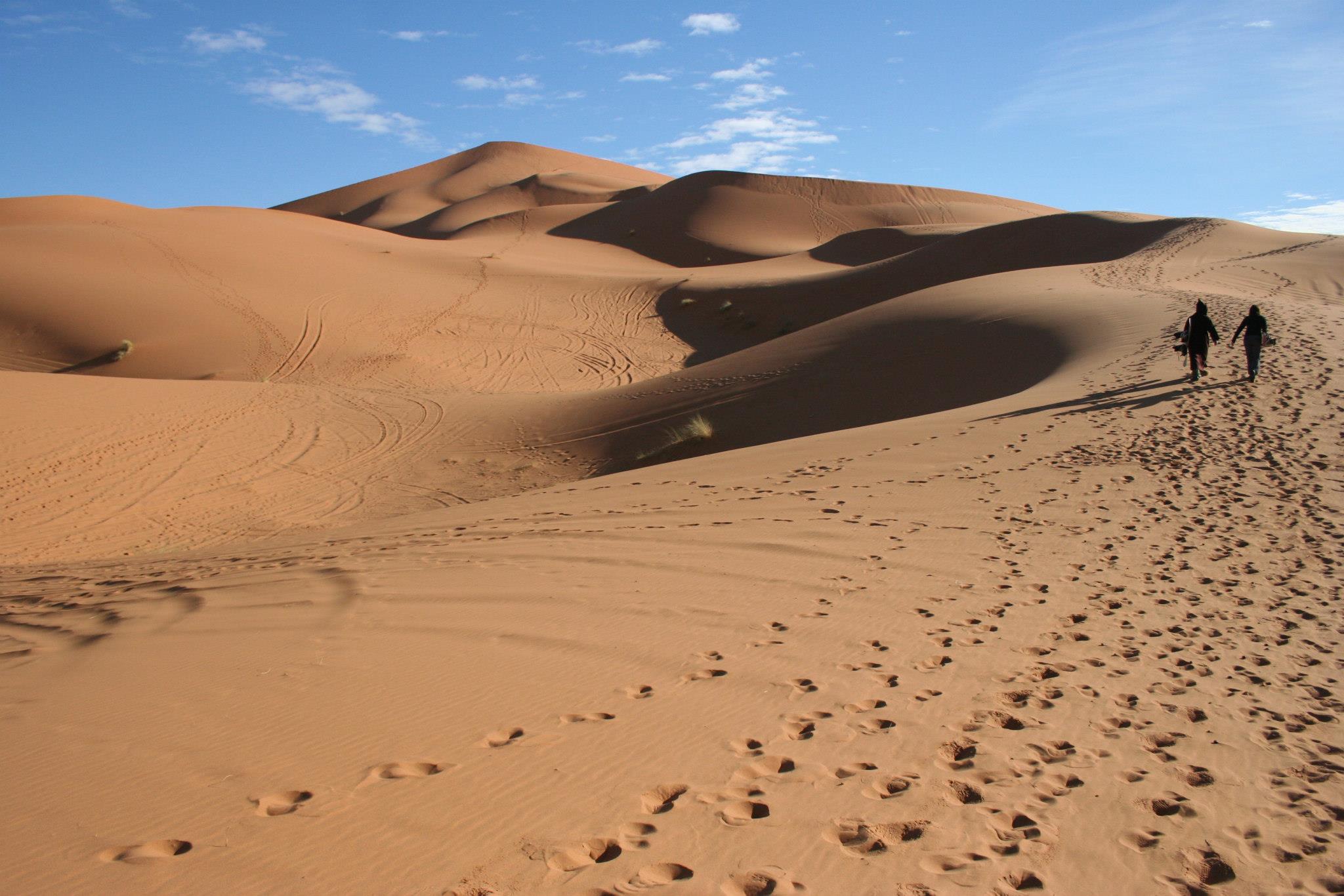 Dunas de Erg Chebbi, Deserto do Saara em Marrocos