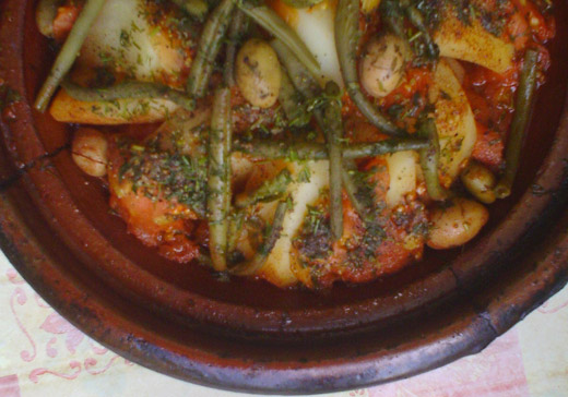 Tagine Culinária caseira marroquina, Receitas comida em Marrocos