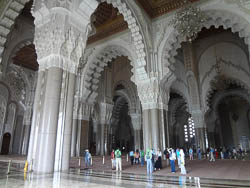 Interior da Mesquita Hassan II, Casablanca