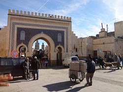 Porta na Medina de Fes